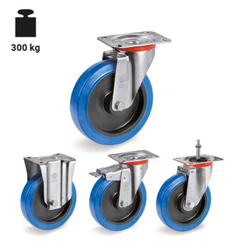 TR-73AE-NL-Ruote con supporti per carichi leggeri